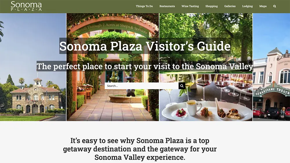 Sonoma Plaza Visitor's Guide